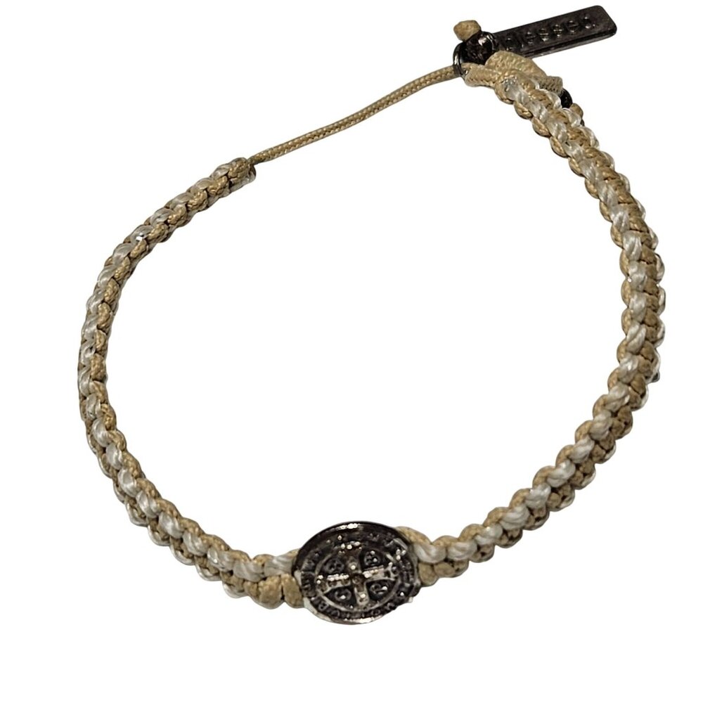 My Saint My Hero Inspirational Blessed Woven Cord Bracelet Spiritual Religious